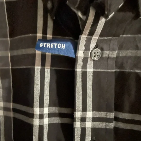 - Men’s 2XL dress Shirt with Black/white/silver colors New with Tags - Picture 2 of 11